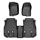SMARTLINER 2 Rows Custom Fit Floor Liners Compatible with 2018 - 2018 Jeep Wrangler 4 Door and Unlimited and JL (Gasoline) SA0316/B0316 - view 2