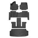 SMARTLINER 4 Rows Custom Fit Floor Liners Compatible with 2024 - 2025 Kia EV9 6 Passenger (Electric | 2nd Row Bucket Seats) SA0737/B0737/C0737/E0737 - view 2