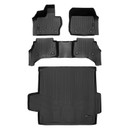 SMARTLINER 3 Rows Custom Fit Floor Liners Compatible with 2022 - 2025 Land Rover Range Rover 5th Generation Standard Wheel Base (Gasoline | Cargo Does not fit Models with Rear Exec-Class Seating | Fits Cargo With storage compartment) SA0703/B0703/D0703 - view 2