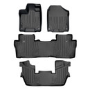 SMARTLINER 3 Rows Custom Fit Floor Liners Compatible with 2016 - 2022 Honda Pilot 7 Passenger and 8 Passenger (Gasoline | Fits Elite Trim) SA0200/B0200/C0219 - view 2