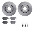 Disc Brake Kit-Rotors with 5000 Advanced Brake Pads includes Hardware fits A1 6512-74266