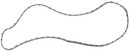MAHLE Engine Crankshaft Seal Retainer Gasket B33824