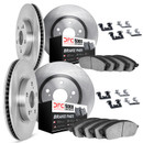 Disc Brake Kit-Rotors with 5000 Advanced Brake Pads includes Hardware DFC 6514-67015