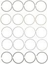 MAHLE Engine Piston Ring Set 42222CP - view 2