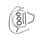 AISIN Engine Timing Cover Seal Kit SKH-005 - view 3