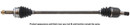 CARDONE New CV Axle Assembly 66-3735