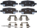 Beck/Arnley Disc Brake Pad Set 085-6916 - view 2