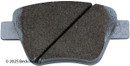 Beck/Arnley Disc Brake Pad Set 085-6940 - view 3
