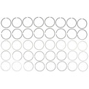 MAHLE Engine Piston Ring Set 41859CP - view 2