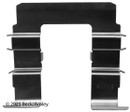 Beck/Arnley Disc Brake Hardware Kit 084-1581 - view 3