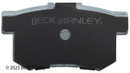 Beck/Arnley Disc Brake Pad Set 085-1498 - view 4