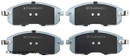 Beck/Arnley Disc Brake Pad Set 085-1640 - view 2