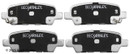 Beck/Arnley Disc Brake Pad Set 085-1832 - view 2