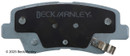 Beck/Arnley Disc Brake Pad Set 085-1956 - view 4