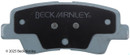 Beck/Arnley Disc Brake Pad Set 085-1956 - view 5