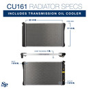 Spectra Premium Radiator CU161 - view 3
