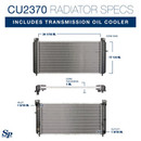 Spectra Premium Radiator CU2370 - view 3