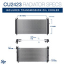 Spectra Premium Radiator CU2423 - view 6