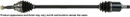 CARDONE New CV Axle Assembly 66-1372