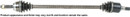 CARDONE New CV Axle Assembly 66-3092