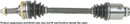 CARDONE New CV Axle Assembly 66-8114