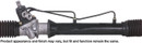 CARDONE Reman Rack and Pinion Assembly 26-1887