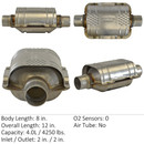 Eastern Catalytic Catalytic Converter-Universal 70382