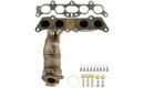 Eastern Catalytic Exhaust Manifold with Integrated Catalytic Converter 40434