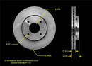BENDIX PREMIUM DRUM AND ROTOR Disc Brake Rotor PRT5440