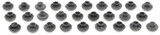 MAHLE Engine Valve Cover Grommet Set GS33418 - view 2