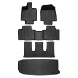 SMARTLINER 4 Rows Custom Fit Floor Liners Compatible with 2024 - 2025 Lexus TX 6 Passenger and 7 Passenger (Gasoline | 3rd Row liner requires Trimline for long console version ) SA0719/B0719/C0719/E0719 - view 2