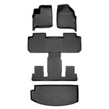 SMARTLINER 4 Rows Custom Fit Floor Liners Compatible with 2018 - 2024 Buick Enclave 7 Passenger (Gasoline | ) SA0345/B0345/E0345 - view 2
