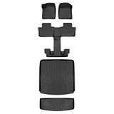 SMARTLINER 5 Rows Custom Fit Floor Liners Compatible with 2017 - 2023 GMC Acadia 6 Passenger (Gasoline | Fits Acadia | Fits Acadia Denali) SA0230/B0230/D0230/E0230 - view 2