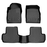 SMARTLINER 2 Rows Custom Fit Floor Liners Compatible with 2012 - 2017 Buick Verano (Gasoline)