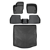 SMARTLINER 3 Rows Custom Fit Floor Liners Compatible with 2012 - 2018 Ford Focus Sedan (Gasoline | w/o Sony System Speakers) SA0122/B0122/D0122 - view 2