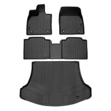 SMARTLINER 3 Rows Custom Fit Floor Liners Compatible with 2023 - 2025 Lexus RZ (Electric)