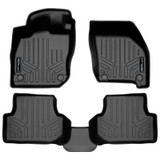 SMARTLINER 2 Rows Custom Fit Floor Liners Compatible with 2022 - 2022 Audi A3 (Gasoline) SA0646/B0646 - view 2