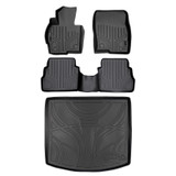 SMARTLINER 3 Rows Custom Fit Floor Liners Compatible with 2013 - 2016 Mazda CX5 (Gasoline)