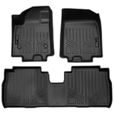SMARTLINER 2 Rows Custom Fit Floor Liners Compatible with 2024 - 2025 Chevrolet Equinox EV (Electric)