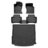 SMARTLINER 3 Rows Custom Fit Floor Liners Compatible with 2021 - 2026 Land Rover Range Rover Velar (Gasoline | Cargo liner fits versions equipped without Full size spare tire wheel) SA0662/B0662/D0662 - view 2