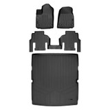 SMARTLINER 3 Rows Custom Fit Floor Liners Compatible with 2022 - 2025 Jeep Wagoneer 7 Passenger (Gasoline | 2nd Row Bucket) SA0573/B0573/D0573 - view 2
