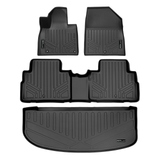 SMARTLINER 3 Rows Custom Fit Floor Liners Compatible with 2020 - 2025 Kia Telluride 8 Passenger and 7 Passenger (Gasoline | Fits 8 Passenger with Row Bench Seats | Fits 7 Passenger with 2nd Row Bucket Seats w/ Center Console)