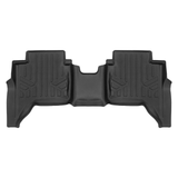 SMARTLINER 2nd Row Custom Fit Floor Liners Compatible with 2024 - 2025 Ford Ranger Super Crew (Gasoline | Carpet and Vinyl | With under-seat storage )