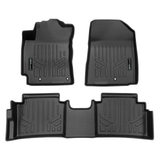 SMARTLINER 2 Rows Custom Fit Floor Liners Compatible with 2019 - 2024 Kia Forte (Gasoline)