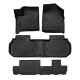 SMARTLINER 3 Rows Custom Fit Floor Liners Compatible with 2024 - 2025 Chevrolet Traverse 8 Passenger (Gasoline | Does not fit Limited Trim (2024)) SA0757/B0757/C0757 - view 2