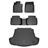 SMARTLINER 3 Rows Custom Fit Floor Liners Compatible with 2018 - 2024 Toyota Camry (Gasoline | Fits All Trims (2018-2019) | Fits FWD 2020-2024) SA0330/B0330/D0330 - view 2