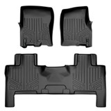 SMARTLINER 2 Rows Custom Fit Floor Liners Compatible with 2011 - 2017 Ford Expedition 8 Passenger (Gasoline | 2nd row fits with bench seats) SA0183/B0183 - view 2