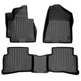 SMARTLINER 2 Rows Custom Fit Floor Liners Compatible with 2016 - 2018 Hyundai Tucson (Gasoline)