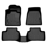 SMARTLINER 2 Rows Custom Fit Floor Liners Compatible with 2022 - 2024 Volvo C40 Recharge (Electric) SA0635/B0617 - view 2