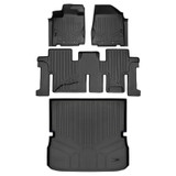 SMARTLINER 3 Rows Custom Fit Floor Liners Compatible with 2013 - 2013 Infiniti JX35 (Gasoline) SA0131/B0131/D0131 - view 2